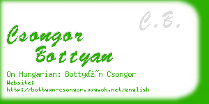 csongor bottyan business card